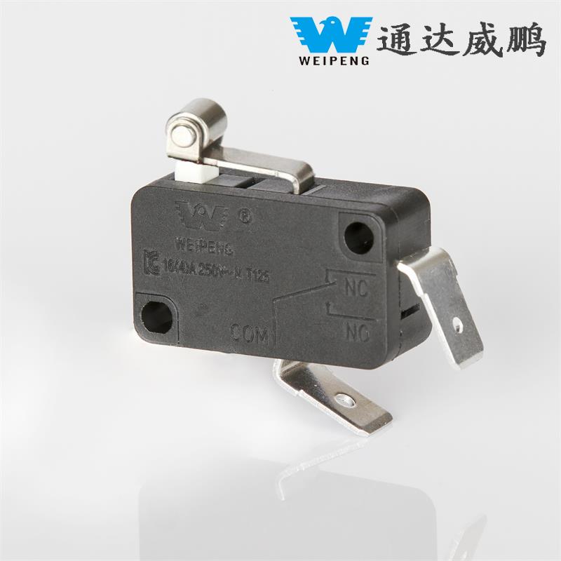 سوئیچ تفنگ جوشکاری غلتکی چرخ کوتاه 16A میکرو سوئیچ