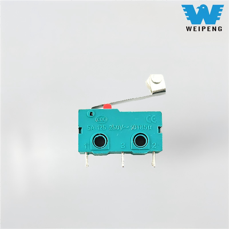 دکمه تماس 5A/125V 250V دستگیره مستقیم میکرو سوئیچ محدودیت سفر سه پین