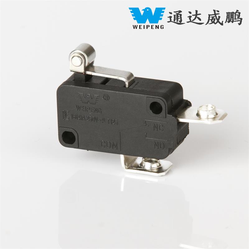 فروش مستقیم کارخانه 16A میکرو سوئیچ کوتاه غلتکی میکرو سوئیچ