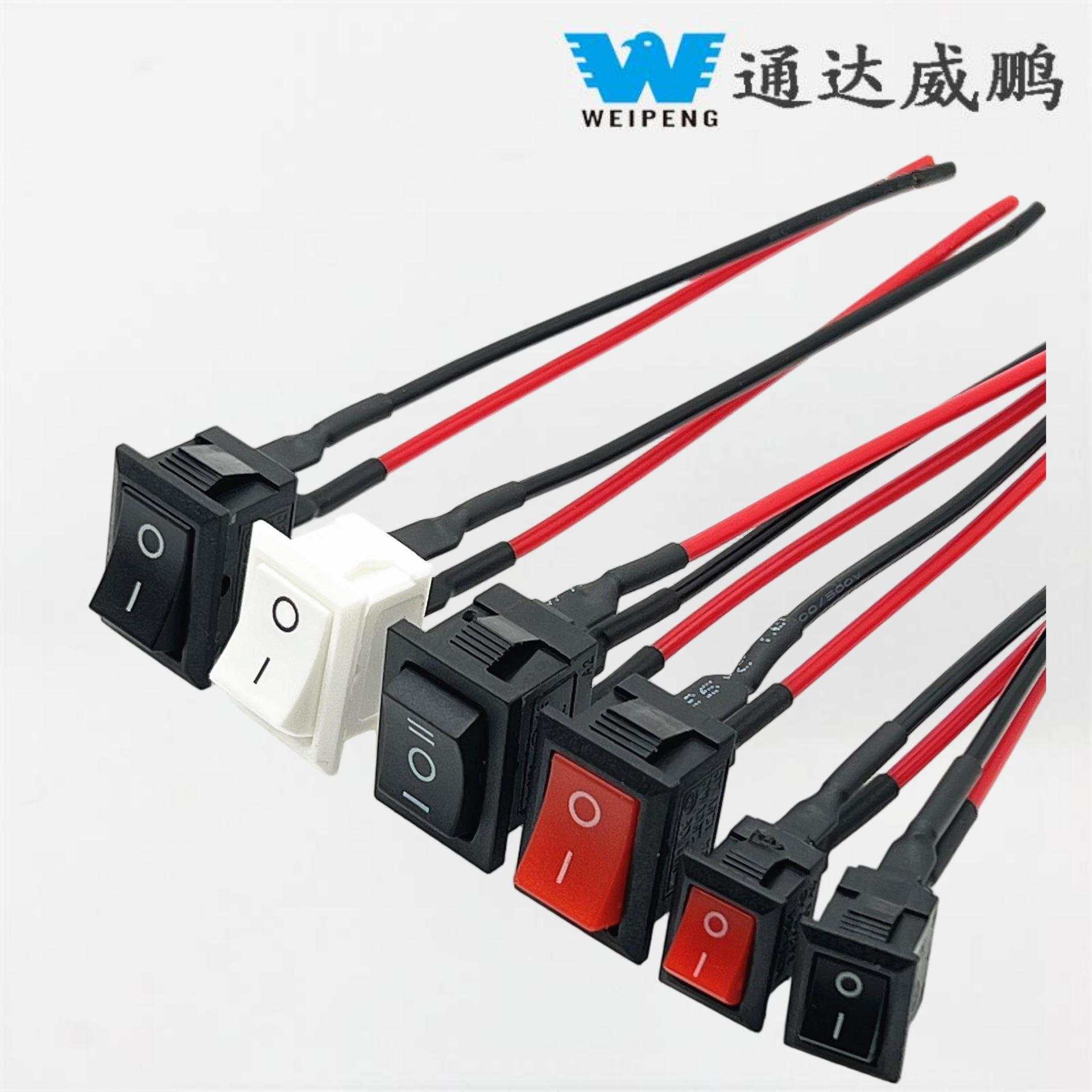 سوئیچ راکر قایق شکل Kcd1 پین لحیم کاری 21*15 با سرب 10*15 پایه لحیم سوئیچ Kcd1
