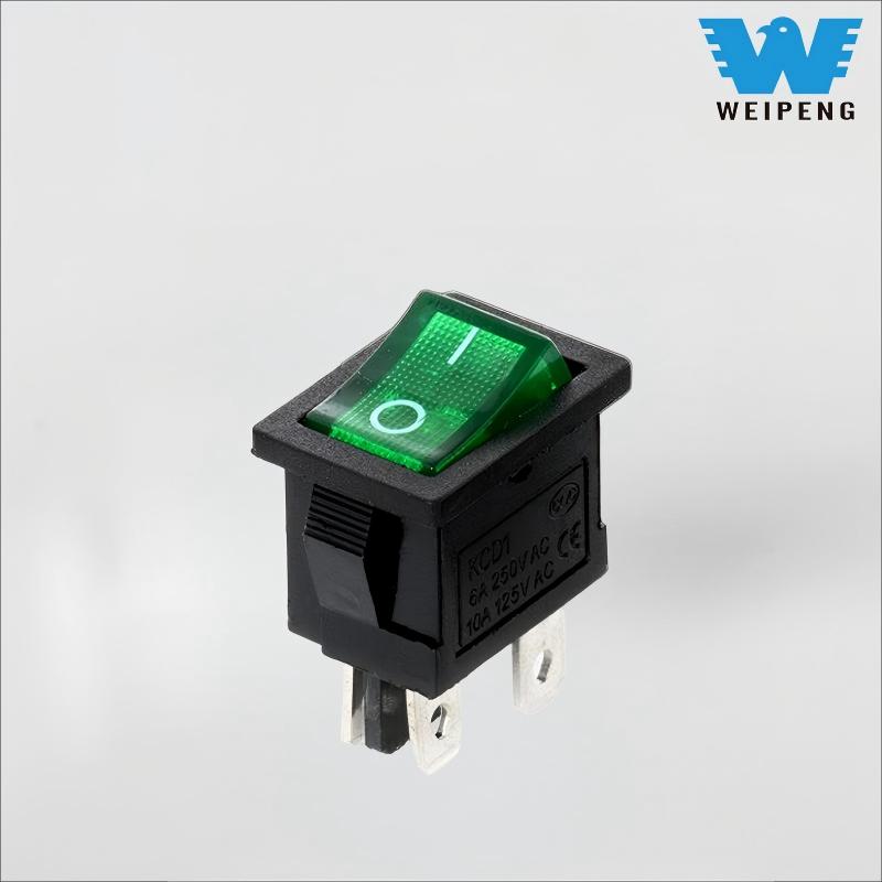 سوئیچ چهار پین به شکل قایق Kcd1 سوئیچ راکر دو حالته