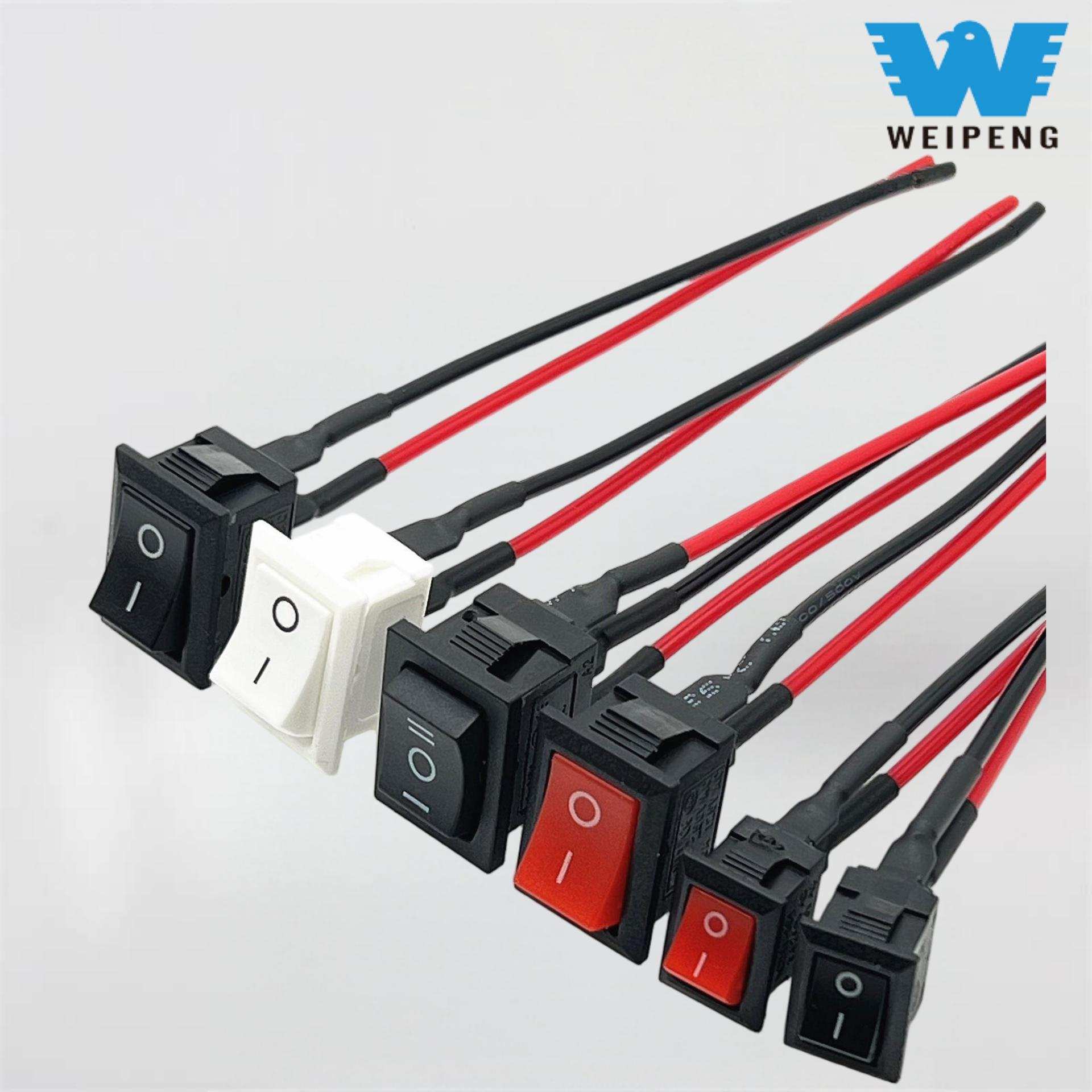 ترمینال لحیم کاری سوئیچ نوع کشتی Kcd1 21*15 با سیم