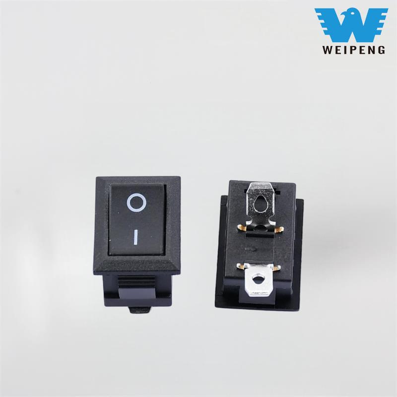سوئیچ راکر دو حالته شیبدار Kcd115*21mm با پاهای خمیده
