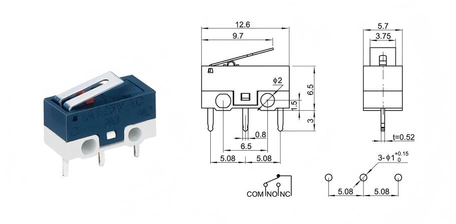 سوئیچ ماوس قفل هوشمند درب