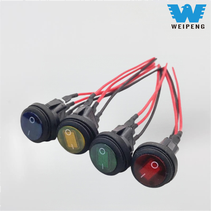 سوئیچ قایق گرد ضد آب وایپنگ با سیم